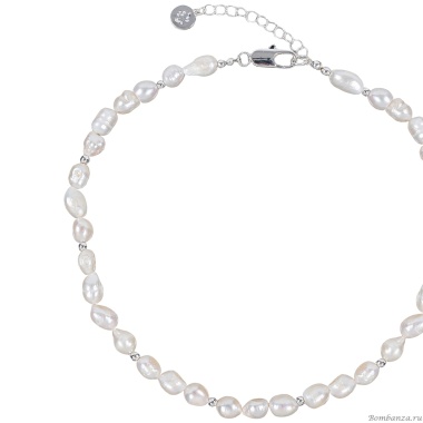 Колье Fiore Luna, String of Pearls Сarabiner, BL4506 S